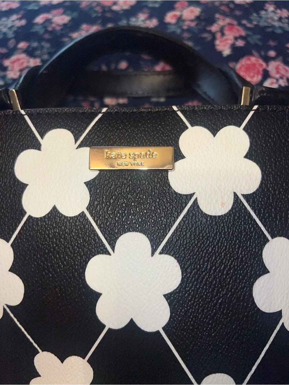 Kate spade grant street floral Jules satchel